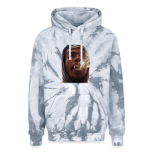 Load image into Gallery viewer, Tie Dye Hoodie - spider silver