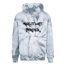 Load image into Gallery viewer, Tie Dye Hoodie - spider silver