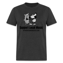 Load image into Gallery viewer, Support Tee - heather black