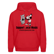 Load image into Gallery viewer, Support Hoodie - red