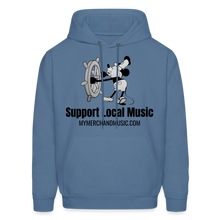 Load image into Gallery viewer, Support Hoodie - denim blue