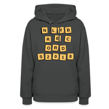 Load image into Gallery viewer, Women's Tiles Hoodie - asphalt