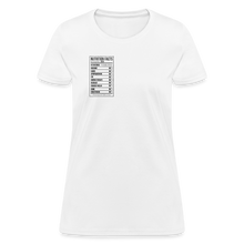 Load image into Gallery viewer, Women's Facts Tee - white