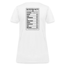 Load image into Gallery viewer, Women's Facts Tee - white