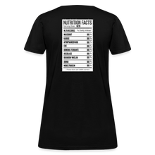 Load image into Gallery viewer, Women's Facts Tee - black