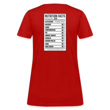Load image into Gallery viewer, Women's Facts Tee - red