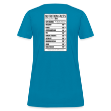 Load image into Gallery viewer, Women's Facts Tee - turquoise