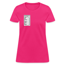 Load image into Gallery viewer, Women's Facts Tee - fuchsia