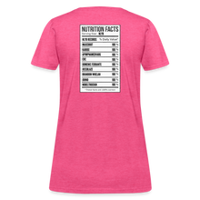 Load image into Gallery viewer, Women's Facts Tee - heather pink