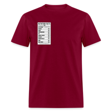 Load image into Gallery viewer, Facts Tee - burgundy