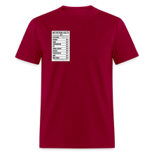 Load image into Gallery viewer, Facts Tee - dark red
