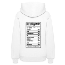 Load image into Gallery viewer, Women's Facts Hoodie - white