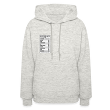 Load image into Gallery viewer, Women's Facts Hoodie - heather oatmeal