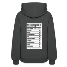 Load image into Gallery viewer, Women's Facts Hoodie - asphalt