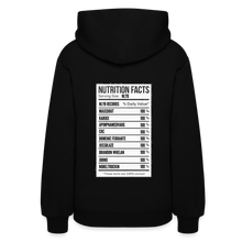 Load image into Gallery viewer, Women's Facts Hoodie - black