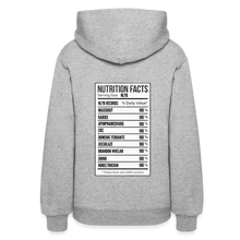 Load image into Gallery viewer, Women's Facts Hoodie - heather gray