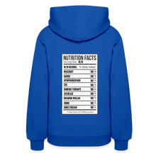 Load image into Gallery viewer, Women's Facts Hoodie - royal blue