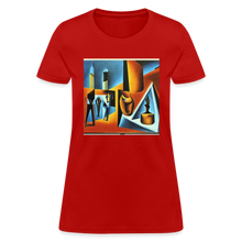 Load image into Gallery viewer, Women's Dali Tee - red