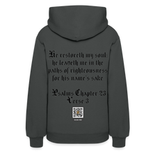 Load image into Gallery viewer, Brick By Brick Women's Hoodie - The Foundation Collection - asphalt