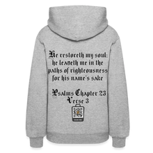 Load image into Gallery viewer, Brick By Brick Women's Hoodie - The Foundation Collection - heather gray