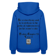 Load image into Gallery viewer, Brick By Brick Women's Hoodie - The Foundation Collection - royal blue