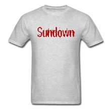 Load image into Gallery viewer, Sundown Adult Tagless T-Shirt - heather gray
