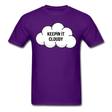 Load image into Gallery viewer, Keepin' It Cloudy Classic Tee - purple