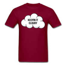 Load image into Gallery viewer, Keepin' It Cloudy Classic Tee - burgundy