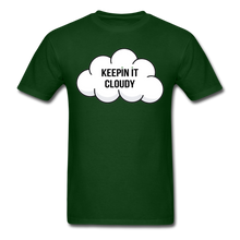 Load image into Gallery viewer, Keepin' It Cloudy Classic Tee - forest green