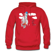 Load image into Gallery viewer, Keeping' It Cloudy ROTC Hoodie - red