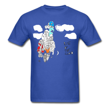 Load image into Gallery viewer, Keeping' It Cloudy ROTC Tee - royal blue