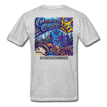 Load image into Gallery viewer, Charing Cross No Batteries Tee (chest logo) - heather gray