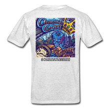 Load image into Gallery viewer, Charing Cross No Batteries Tee (chest logo) - light heather gray