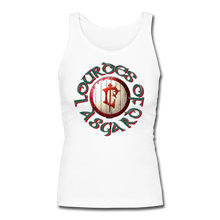 Load image into Gallery viewer, Lourdes Of Asgard Women's Fitted Tank - white