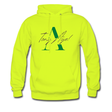 Load image into Gallery viewer, Tony Aye! Hoodie - safety green