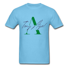 Load image into Gallery viewer, Tony Aye! Tee - aquatic blue