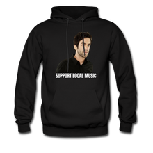 Load image into Gallery viewer, My Merch And Music Support Local Music - black