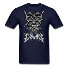 Load image into Gallery viewer, Desolution B/W Lion Tee - navy