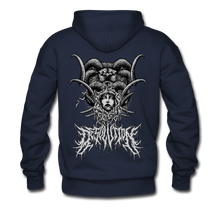 Load image into Gallery viewer, Desolution B/W Lion Hoodie - navy