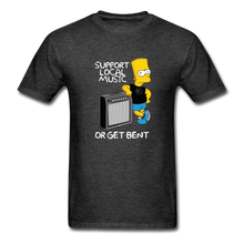 Load image into Gallery viewer, Support Local Music Tee - heather black