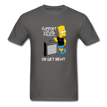 Load image into Gallery viewer, Support Local Music Tee - charcoal