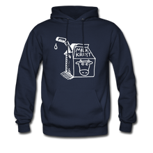 Load image into Gallery viewer, Milk Krayt White Logo Hoodie - navy