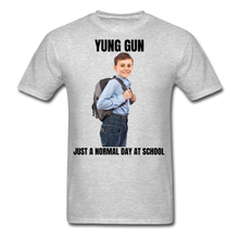 Load image into Gallery viewer, YUNG GUN Normal Day Tee - heather gray