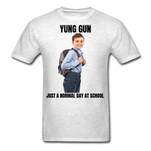 Load image into Gallery viewer, YUNG GUN Normal Day Tee - light heather gray