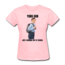 Load image into Gallery viewer, YUNG GUN Normal Day Women's Tee - pink
