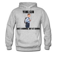 Load image into Gallery viewer, YUNG GUN Normal Day Hoodie - heather gray