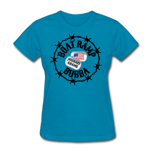 Load image into Gallery viewer, Barbwire Women's Tee - turquoise