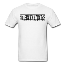Load image into Gallery viewer, SL Productions Black Logo Tee - white