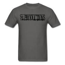 Load image into Gallery viewer, SL Productions Black Logo Tee - charcoal