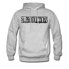 Load image into Gallery viewer, Black Logo Hoodie - heather gray